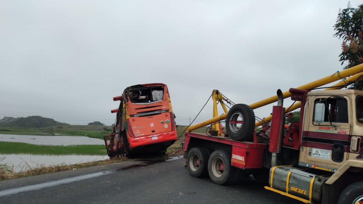 Al sitio de la emergencia se movilizó personal de la Policía Nacional del Ecuador (PP.NN.), Ministerio de Salud Pública (MSP), Comisión de Tránsito del Ecuador (CTE) y Cuerpo de Bomberos de Babahoyo (CBB).