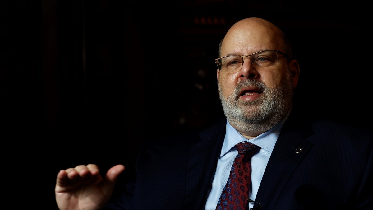 En la imagen, el presidente de la Sociedad Interamericana de Prensa (SIP), el hondureño Jorge Canahuati.