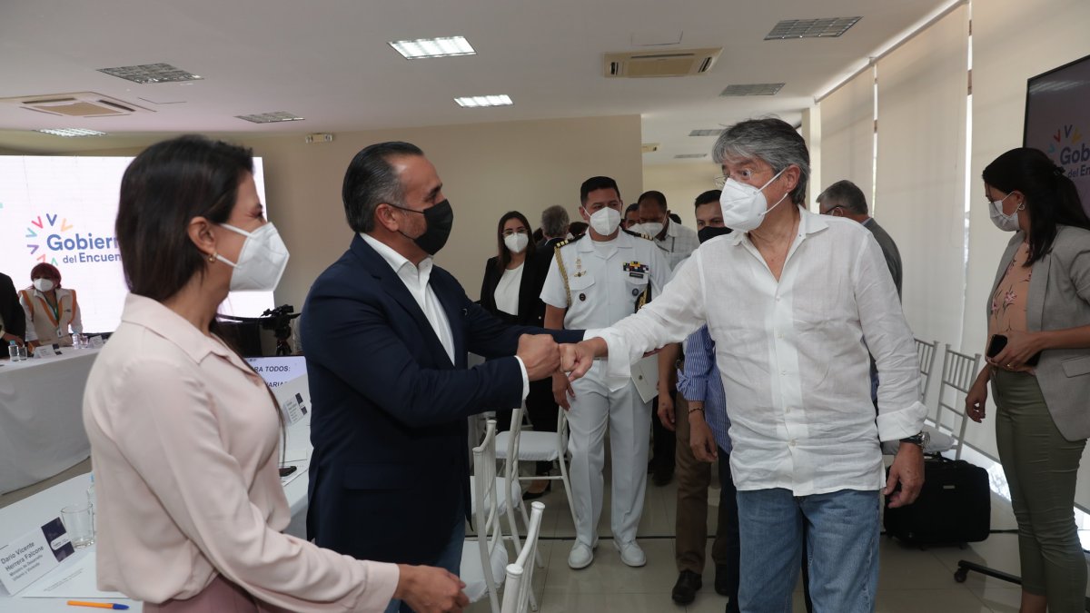 El presidente Guillermo Lasso cumplió este 23 de julio de 2021 varias actividades en Guayaquil.