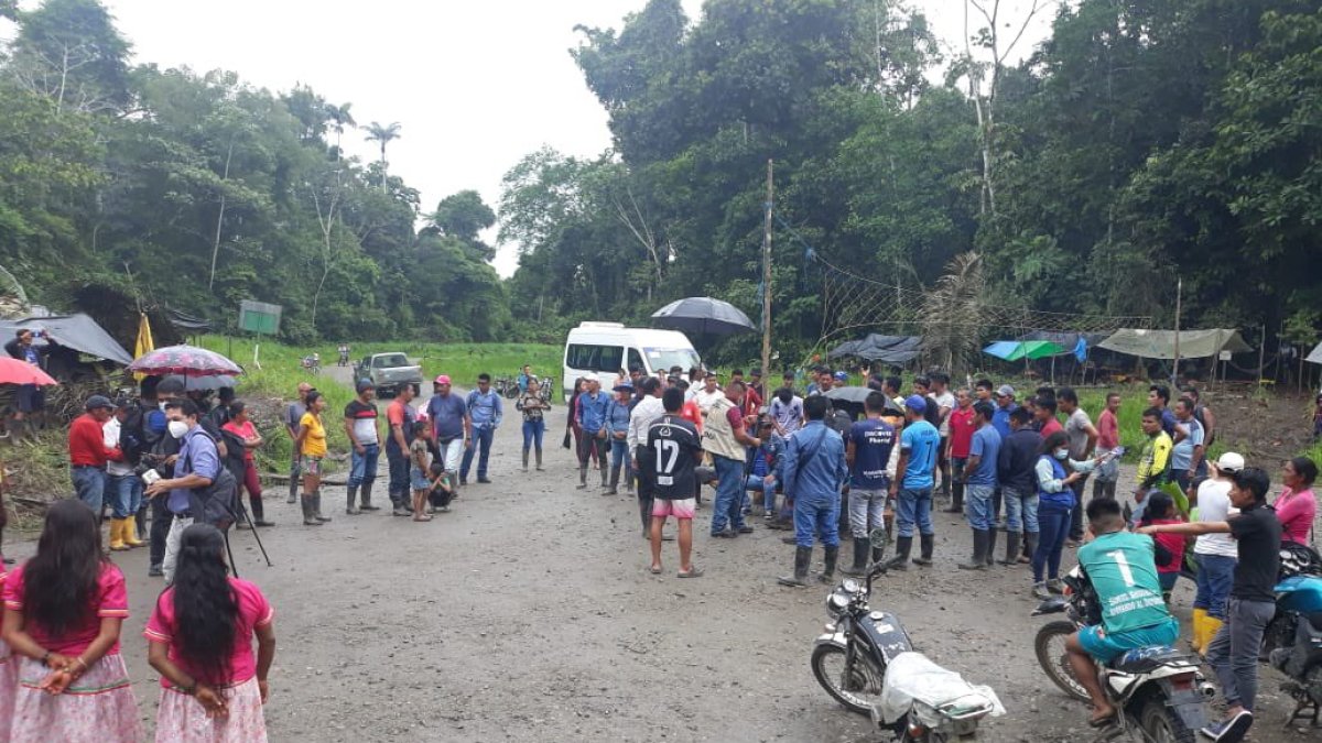 Orellana. Este año la comunidad El Edén se tomó durante casi dos meses el acceso al bloque 12.