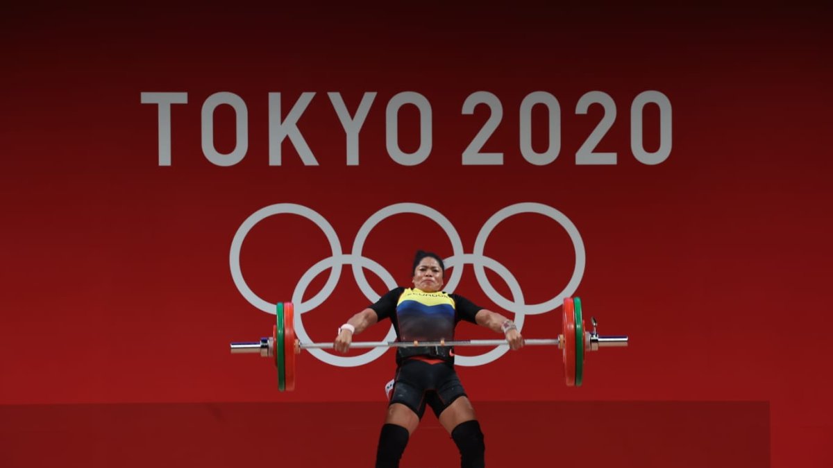 La ecuatoriana falló en sus tres intentos en la modalidad arranque.