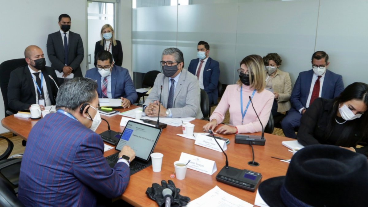 Asistencia. Consejeros de Participación Ciudadana y Control Social durante una comparecencia a la Asamblea.