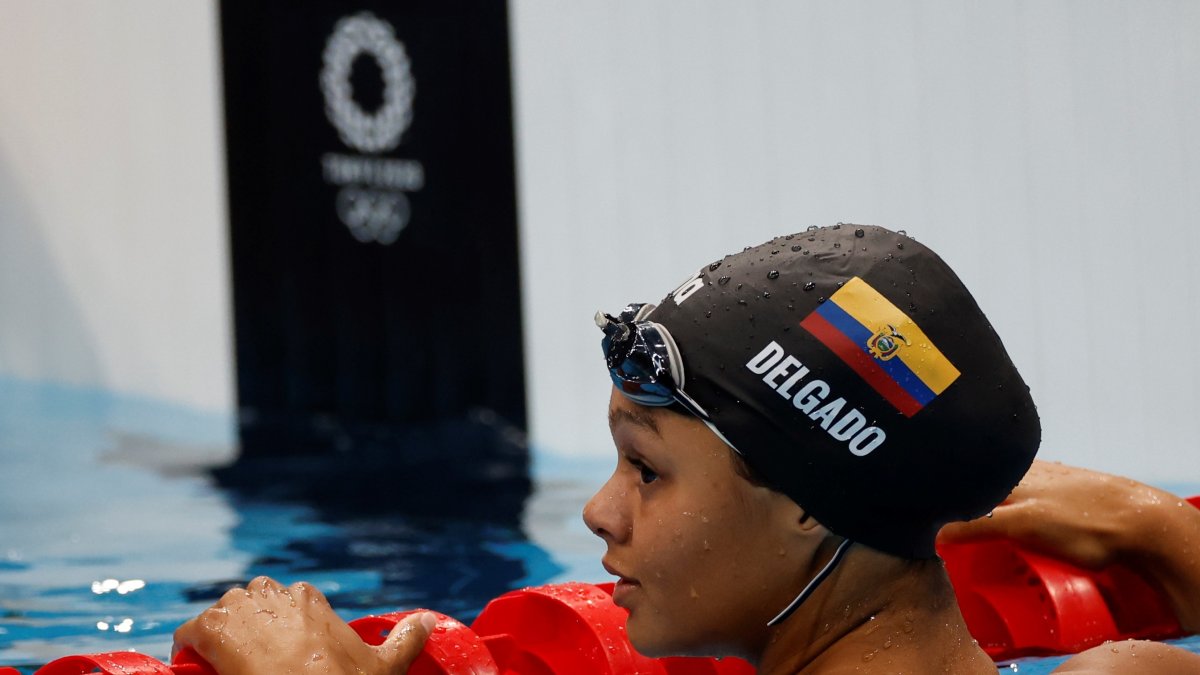Anicka Delgado participó en los 100 metros libre la mañana de este miércoles 28 de julio