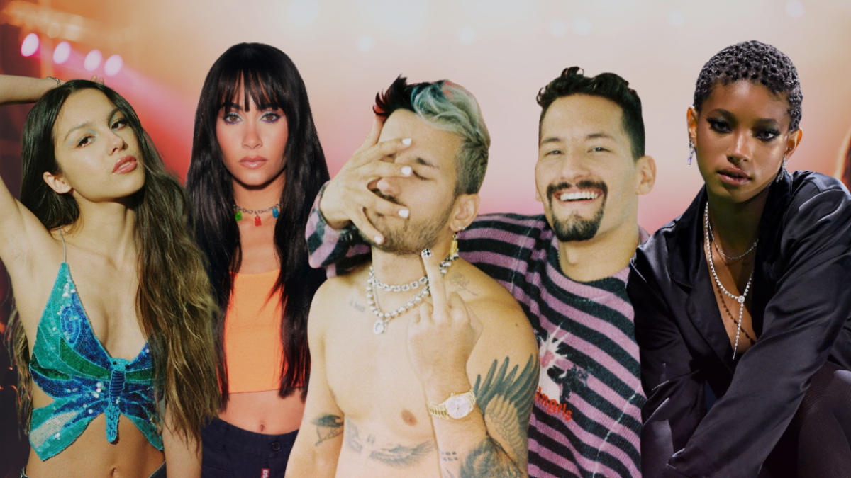 Olivia Rodrigo, Aitana, Mau y Ricky y Willow.