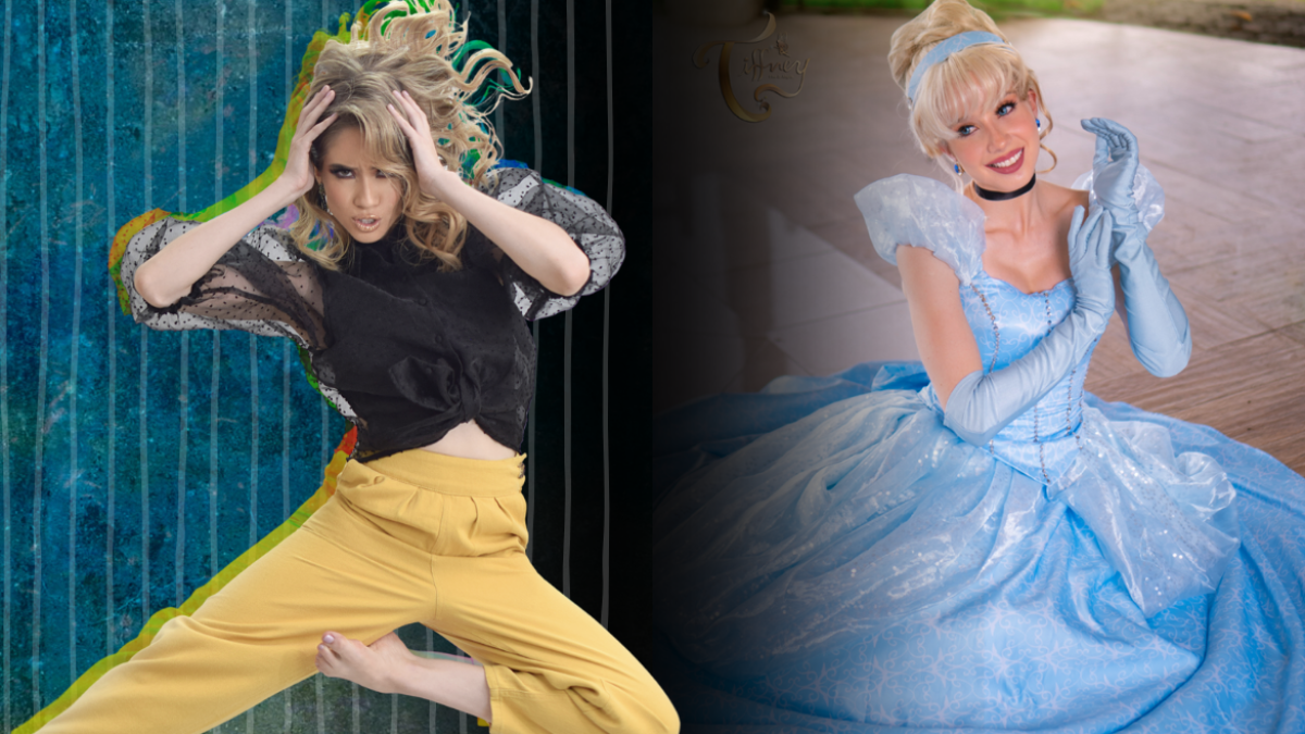 Modelo o personaje de cuento de hadas. La magia siempre está con ella.