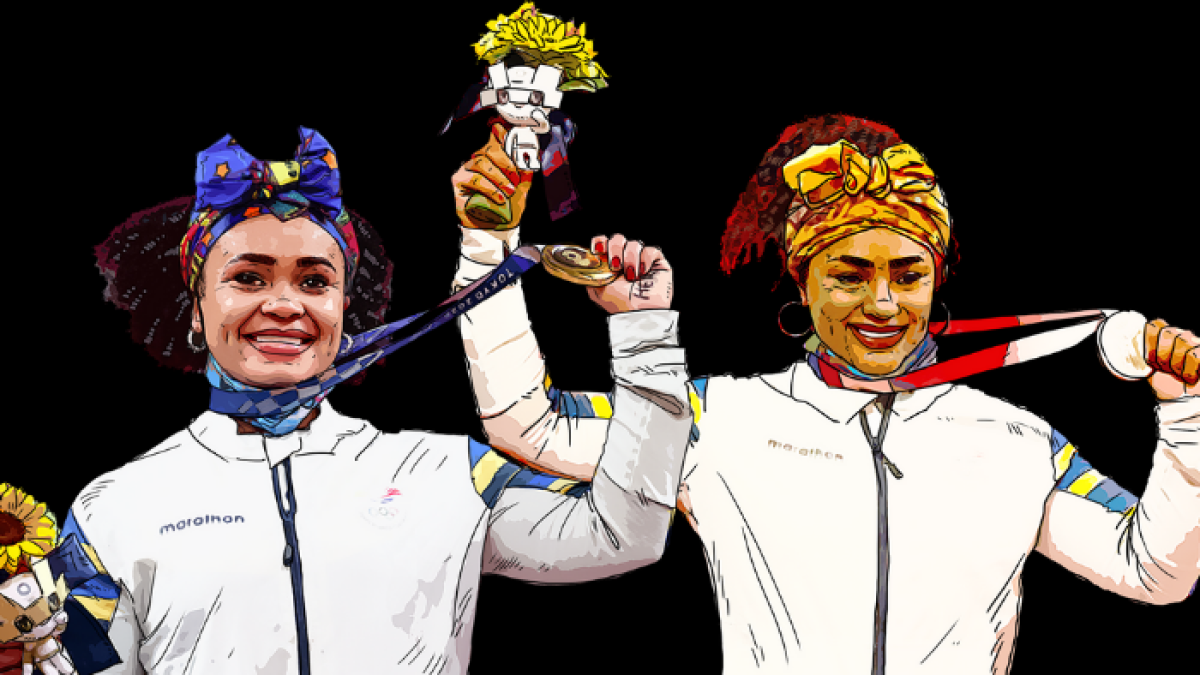 Neisi Dajomes y Tamara Salazar son las primeras mujeres medallistas olímpicas de Ecuador.