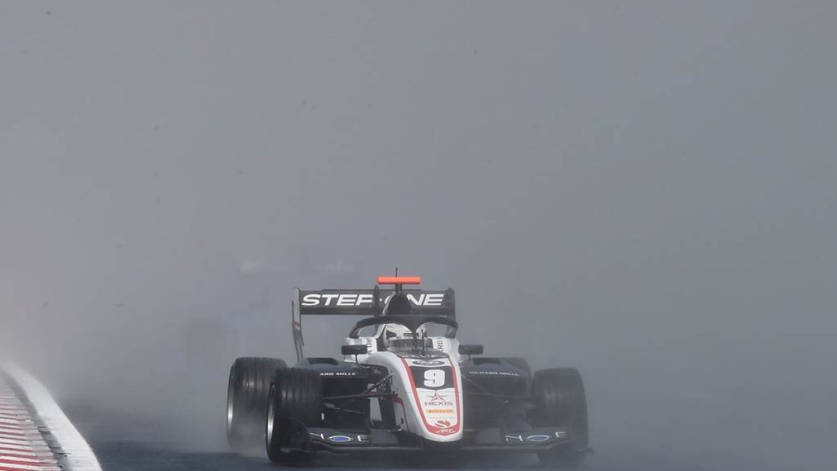 El piloto ecuatoriano Juan Manuel Correa durante una de las válidas del Gran Premio de Hungría.