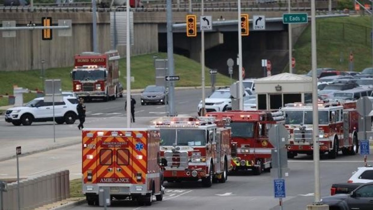 En estado de alerta están las zonas y calles aledañas al edificio del Pentágono