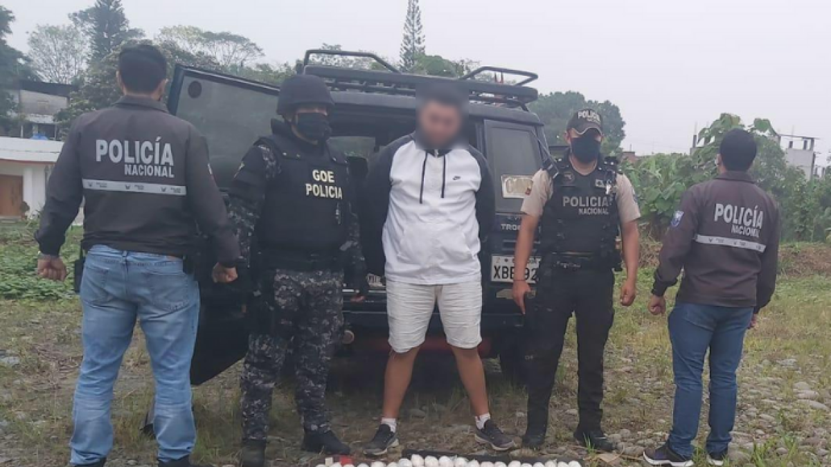 Evidencias. Una persona fue aprehendida con material explosivo el pasado 21 de julio.