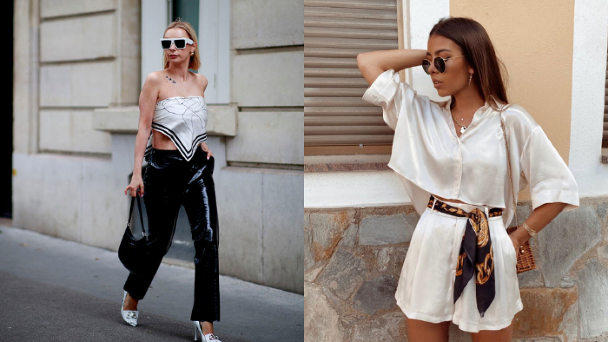 Variedad de looks con pañuelos.