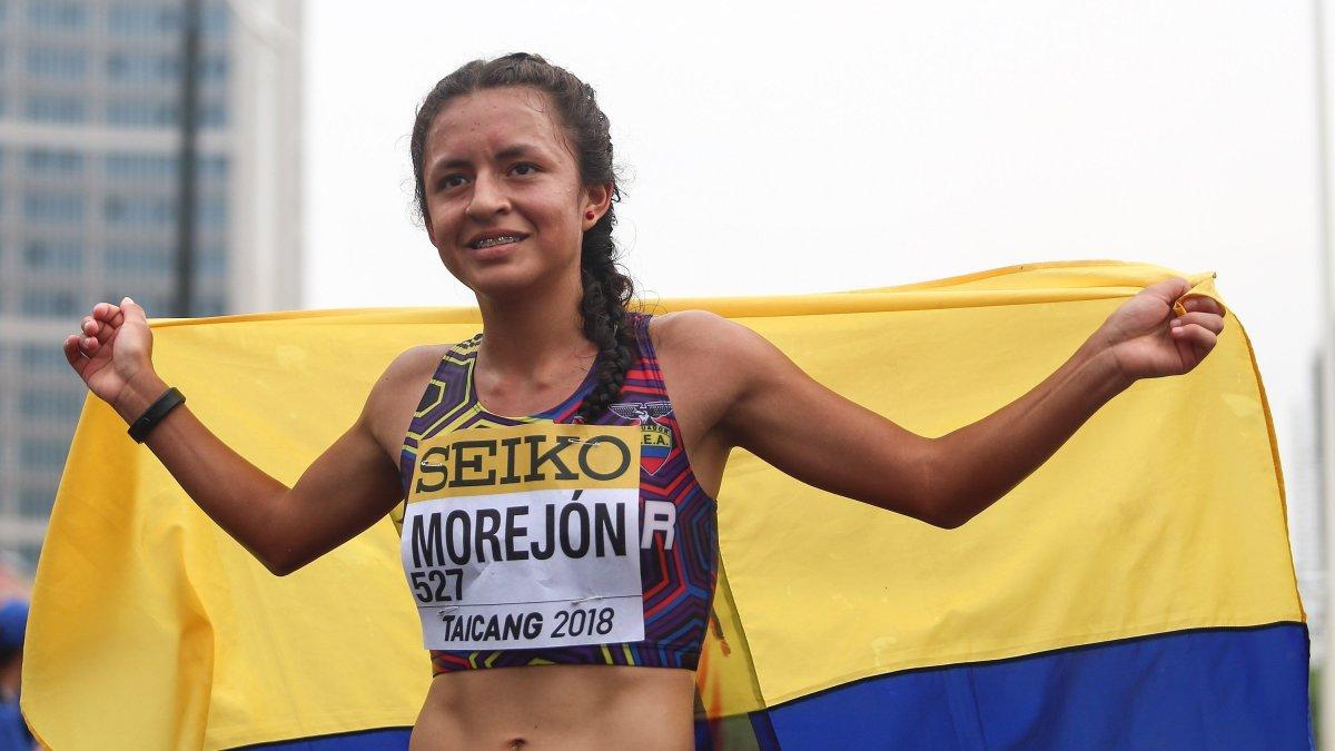 Glenda Morejón alcanzó la medalla de oro en los 20 kilómetros marcha en suelo peruano.