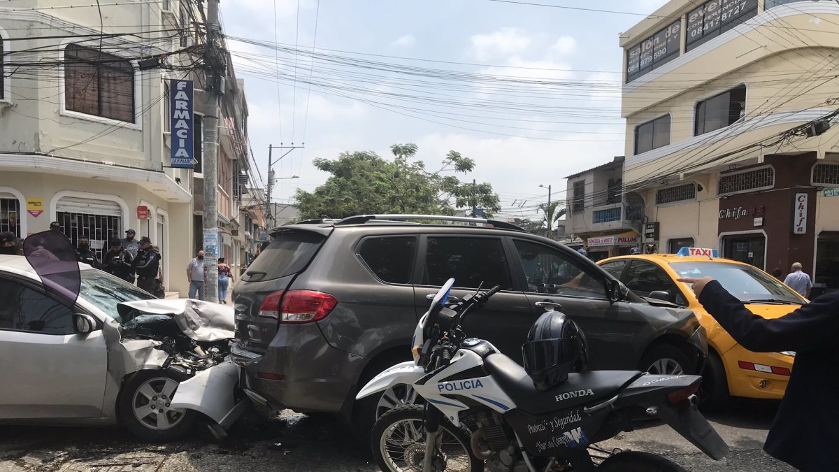 Siniestro. Un accidente de tránsito en la ciudadela de Sauces 8.