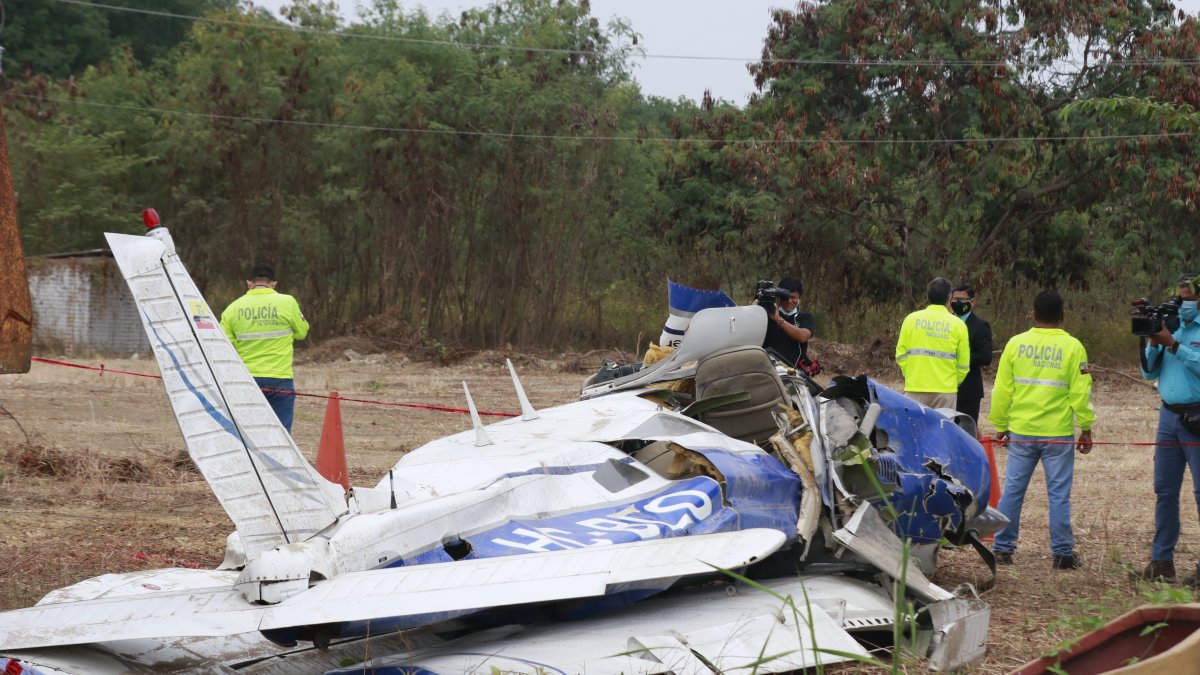 Los restos de la avioneta fueron enviados al país, como parte de la investigación que se inició por el delito de fraude procesal.
