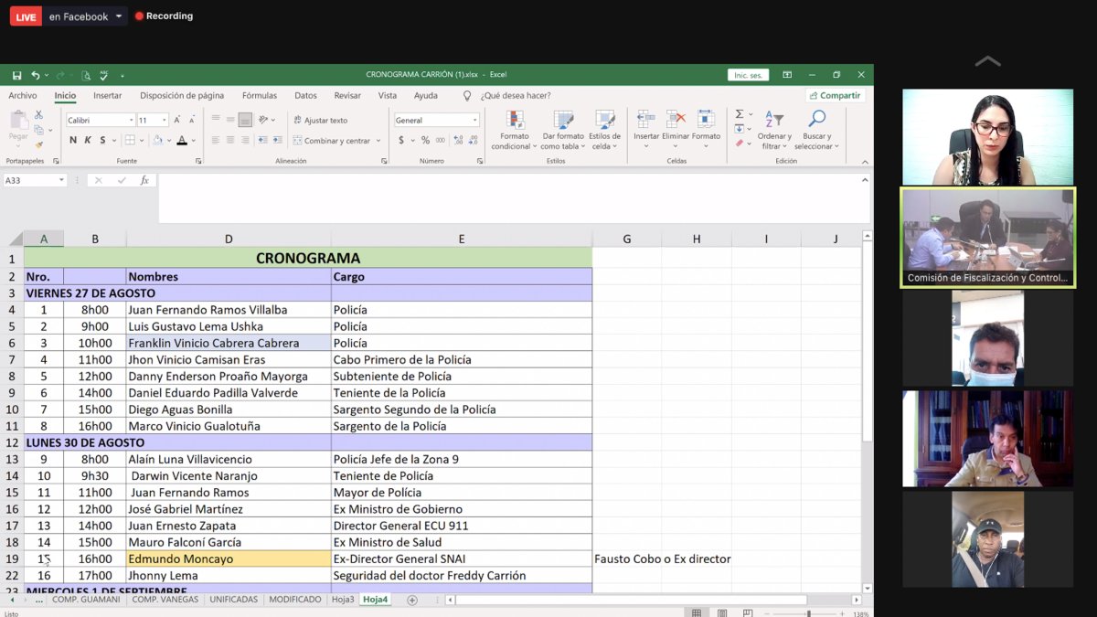 La mesa legislativa sesionó de manera semipresencial.