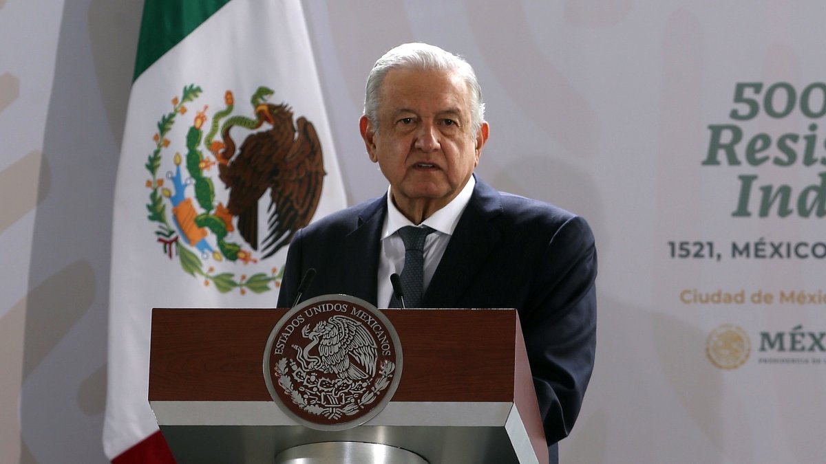 El presidente de México, Andrés Manuel López Obrador.
