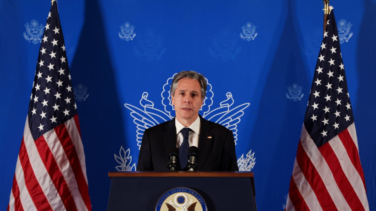 En la imagen, el secretario de Estado estadounidense, Antony Blinken.