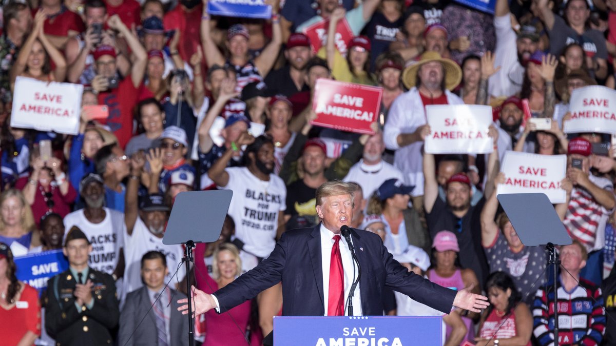 El expresidente de EE.UU., Donald J. Trump. EFE/EPA/Rod Millington/Archivo