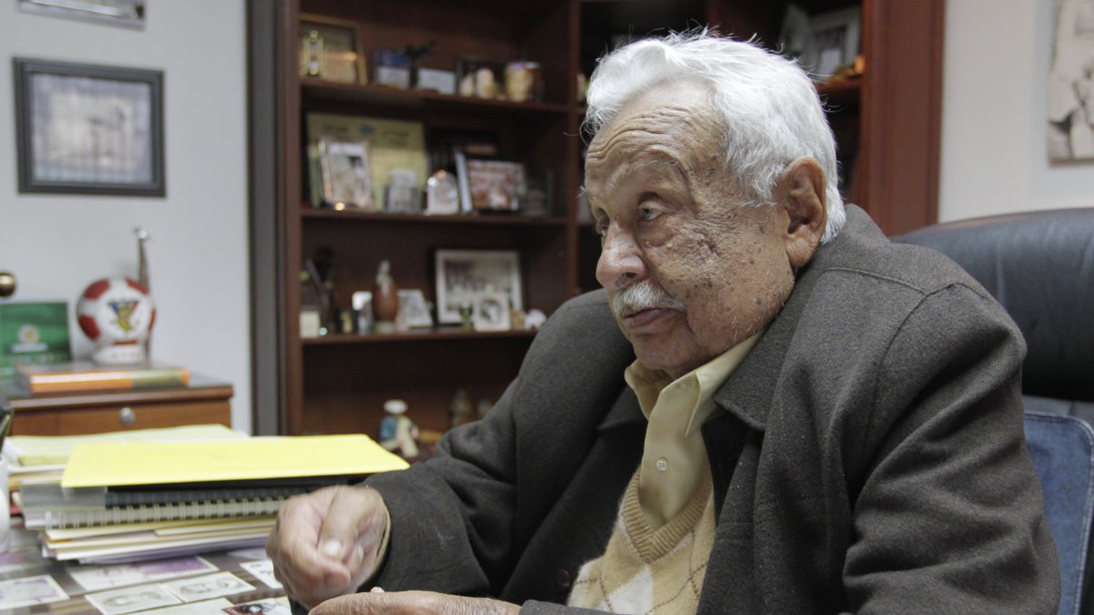 Entrevista Rodrigo PAz, dirigente de Liga de Quito. Quito 5 de febrero del 2014.