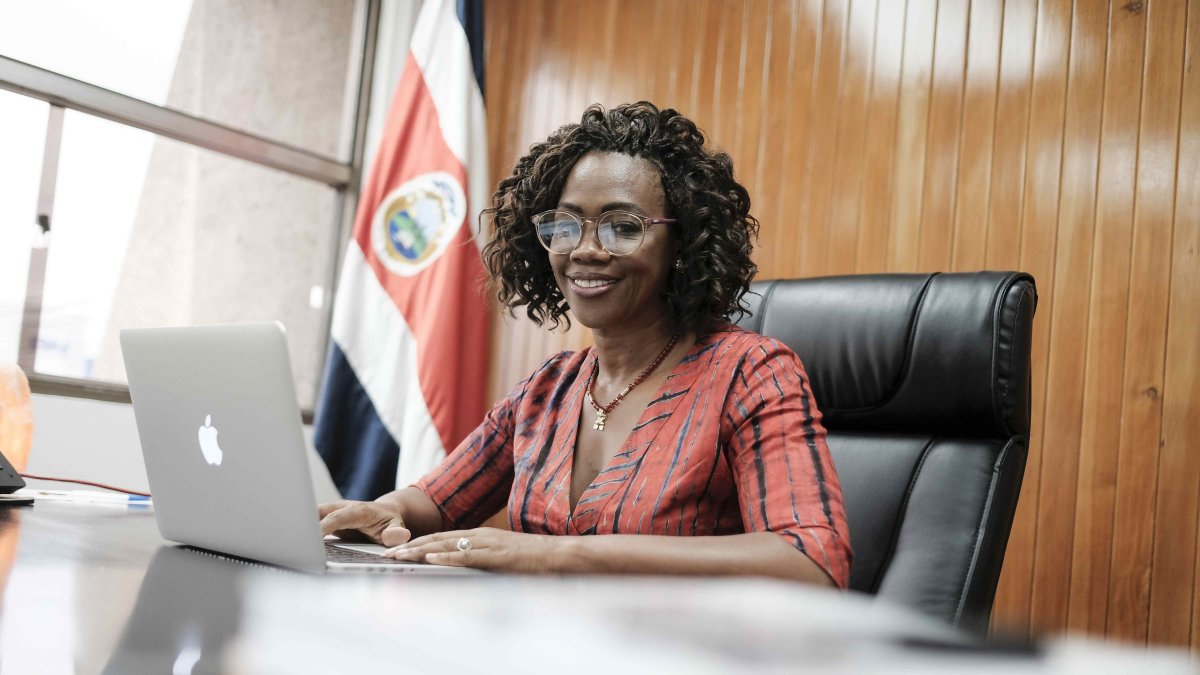La vicepresidenta de Costa Rica, Epsy Campbell. EFE/Jeffrey Arguedas/Archivo.