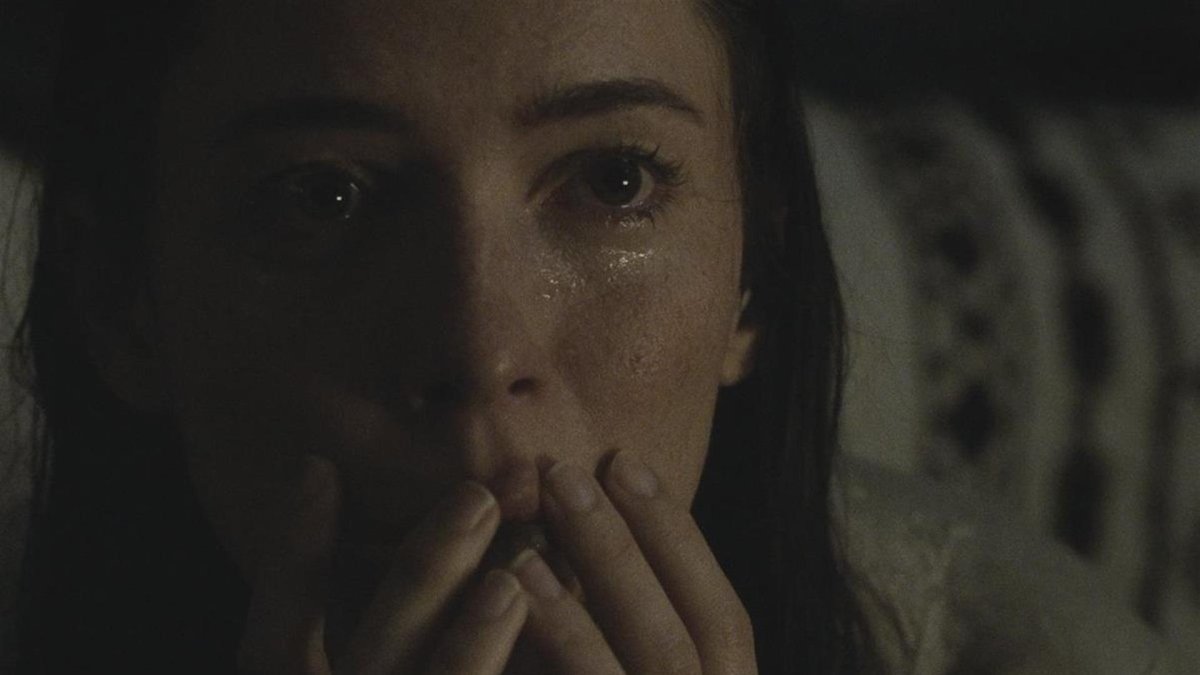 Actriz estadounidense Rebecca Hall, durante una escena del filme de terror