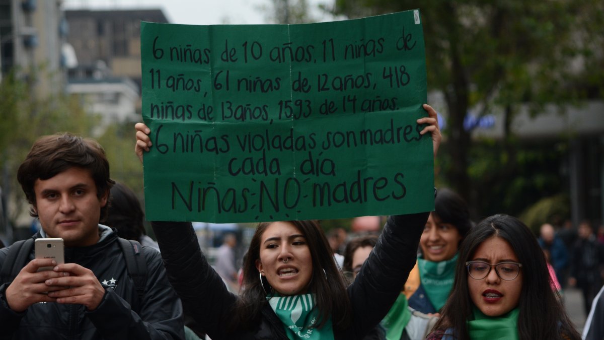 20 de Septiembre de 2019. Marcha en favor del aborto por violación.