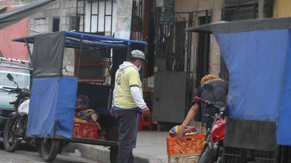 Ilícito. En la cooperativa Molina Frank, en el sur de la urbe, faenan pollos y los transportan en tricimotos. Esta es una de las casas señaladas por un informe del Municipio de Guayaquil.