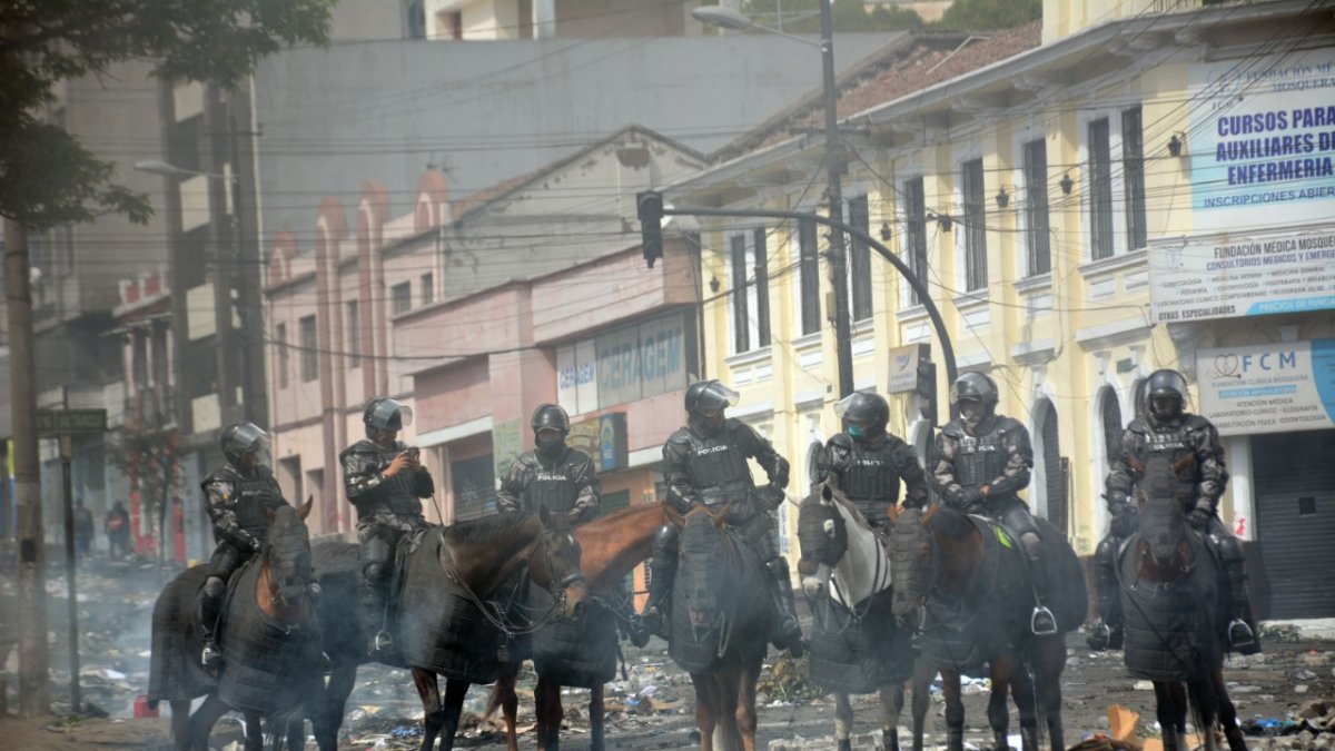 La compra de 150 caballos para la unidad de Equitación y Remonta de la Policía fue uno de los centenares de contratos que suscribió el Ministerio del Interior durante la emergencia institucional
