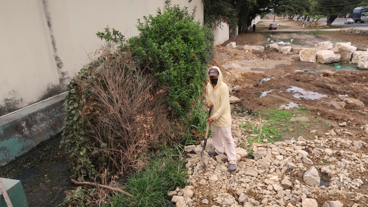 Territorio. En Colinas del Bosque, ubicado en vía a la costa, hay unas 30 familias. Afuera este es el panorama.