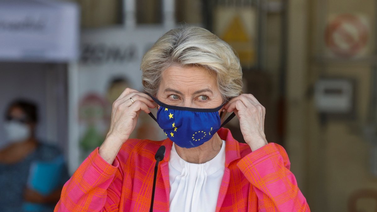La presidenta de la Comisión Europea (CE), Ursula von der Leyen.