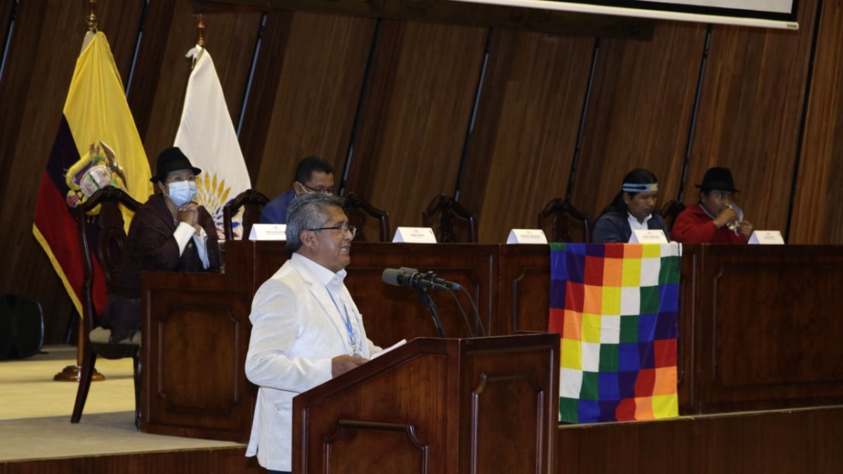 Pachakutik realizó ayer un evento para evaluar los 100 días de la Asamblea y el cumplimiento de la Agenda Legislativa.