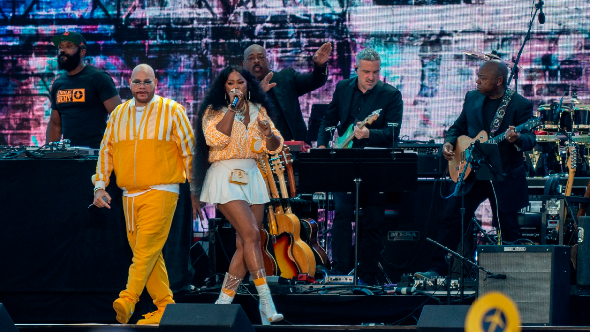 Fat Joe y Remy Ma durante el We Love NYC: The Homecoming Concert, que tuvo lugar el sábado pasado en Central Park de Nueva York para celebrar una nueva fase de la reapertura de la ciudad después de meses de cierre a causa de la pandemia de coronavirus.