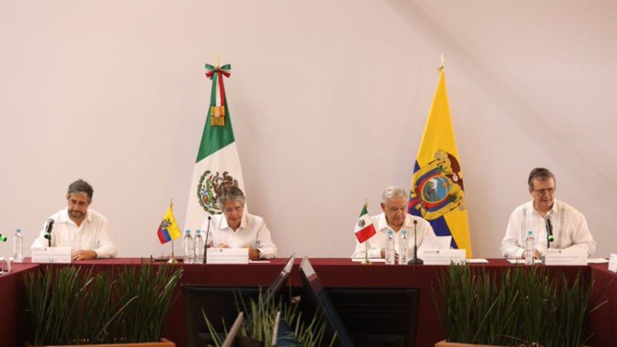 El presidente de la República, Guillermo Lasso, ha mantenido una agenda económica en el país norteamericano.