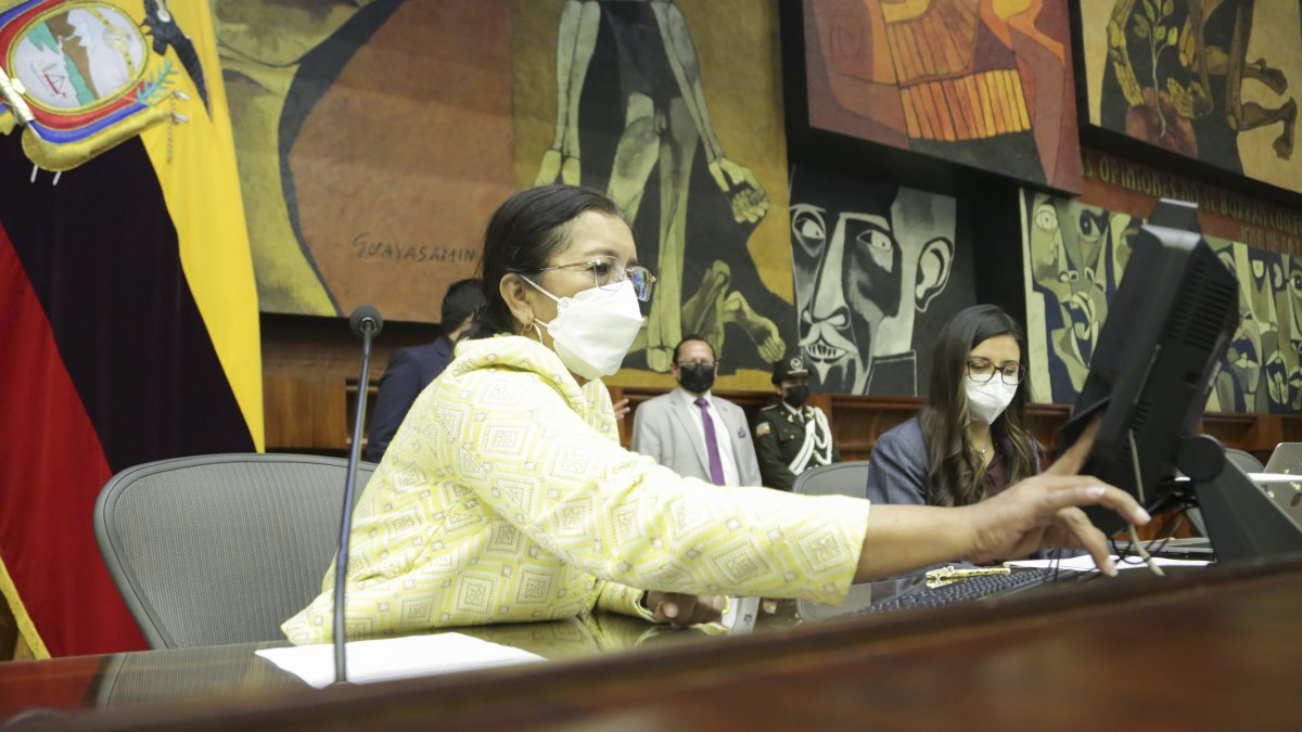 Presidenta. Guadalupe Llori decidió hacer de los 100 primeros días una fiesta para ella y su partido.