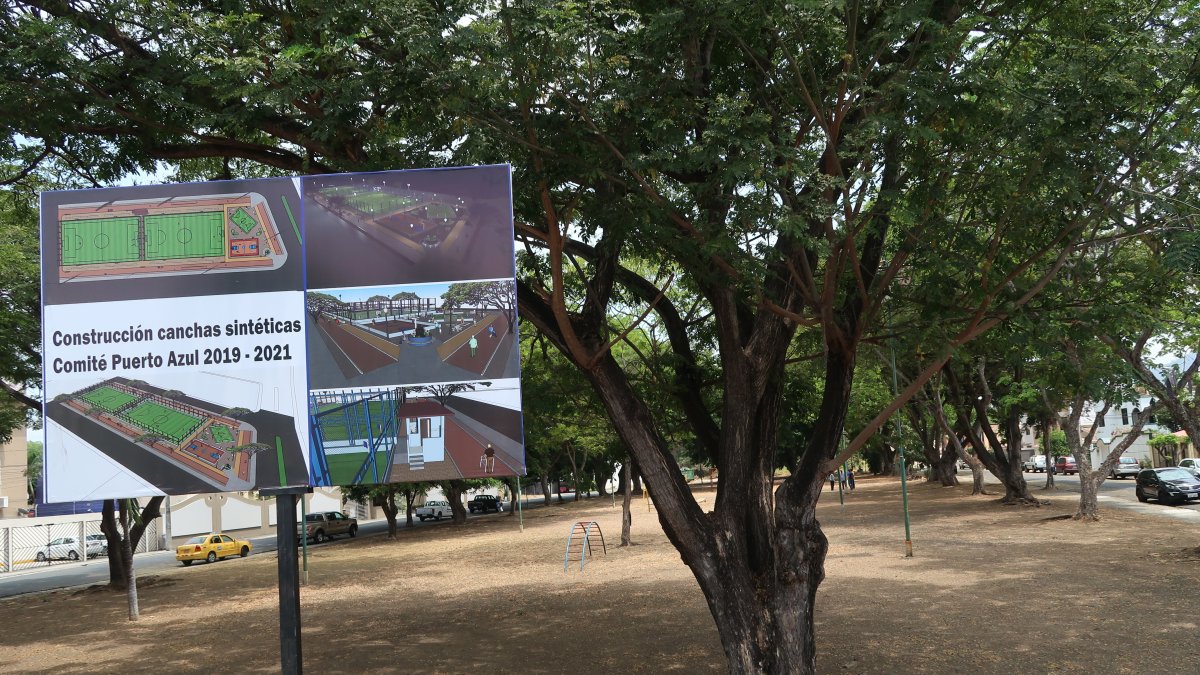 Territorio. En el parque La Marina se prevé ejecutar el proyecto de las canchas, pero aún falta socializar la obra.