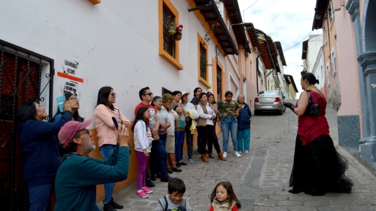 Patrimonio. En los recorridos participan personajes históricos.