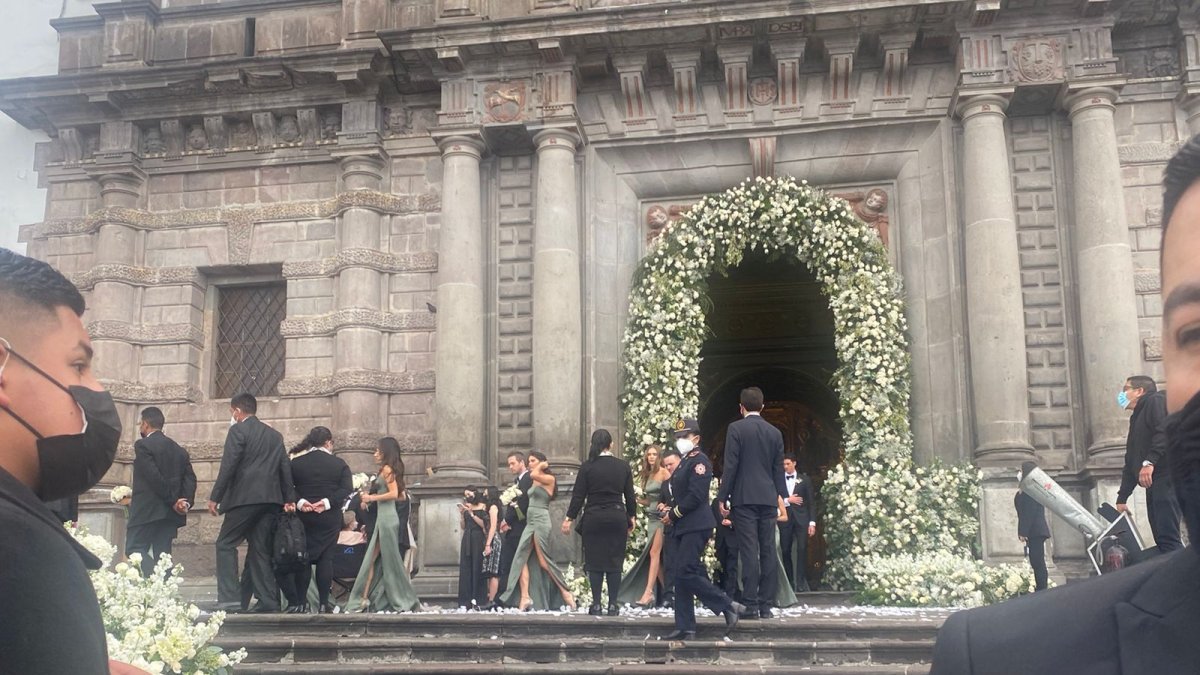 En los exteriores de la iglesia San Francisco de Quito.