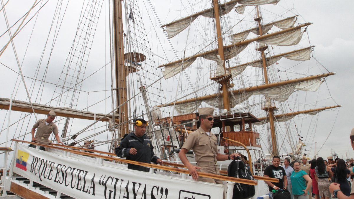 El Buque Escuela Guayas es considerado un embajador del Ecuador.