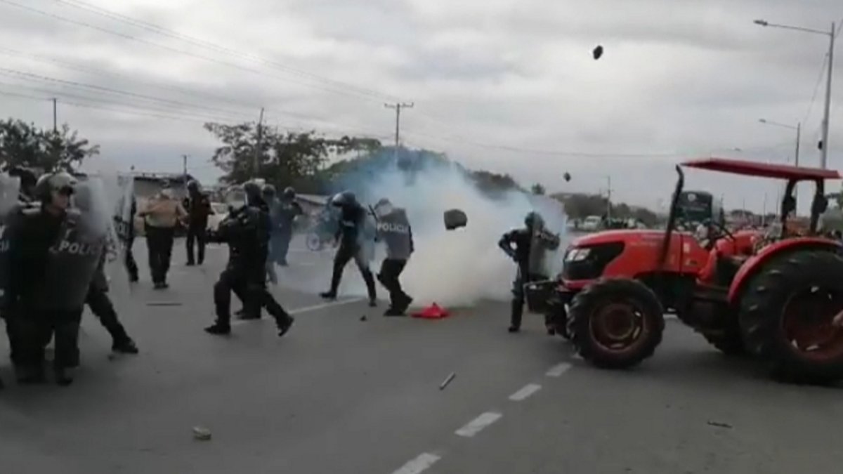 El paro provocó incidentes.