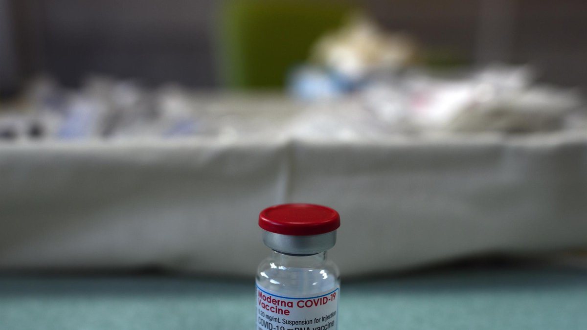 Una dosis de la vacuna de Moderna contra la covid-19, en una fotografía de archivo.