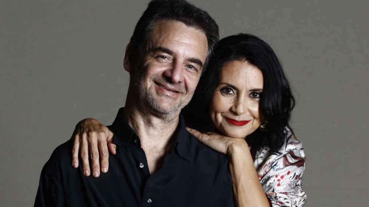 Gianluca Barbadori y Montse Serra.