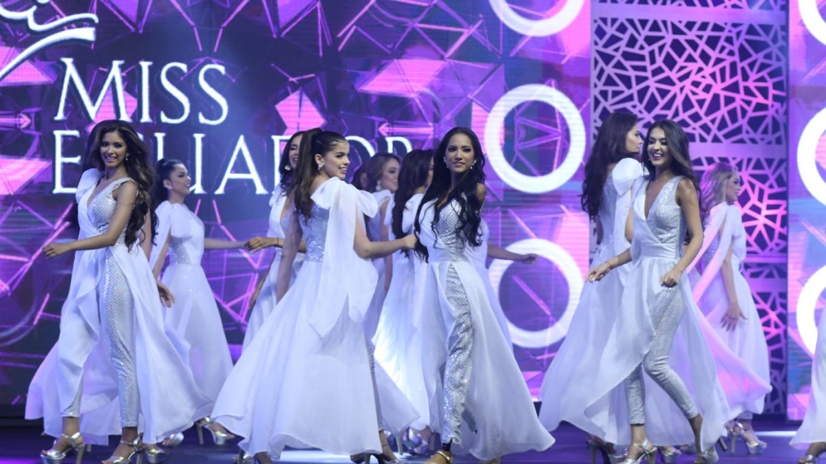 Esta fue la primera aparición de Victoria Salcedo en la pasarela del Miss Ecuador.