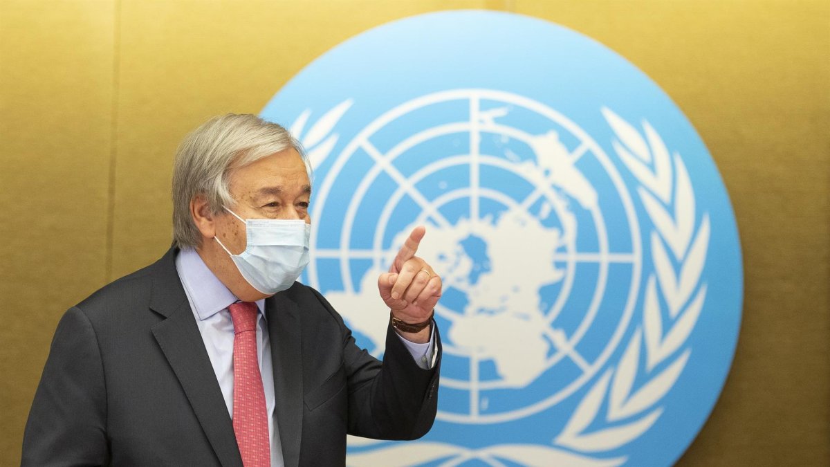 Secretario general de la ONU, António Guterres.
