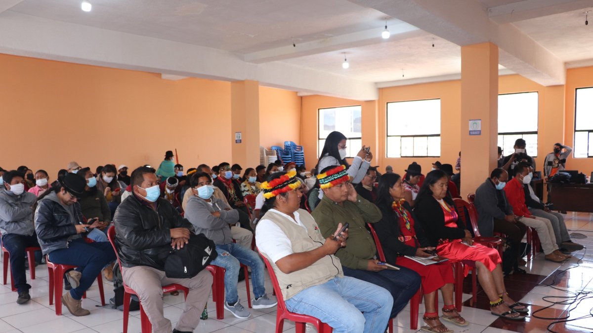 Quito. Este sábado 18 de septiembre se realizó un Consejo Ampliado de la Conaie.