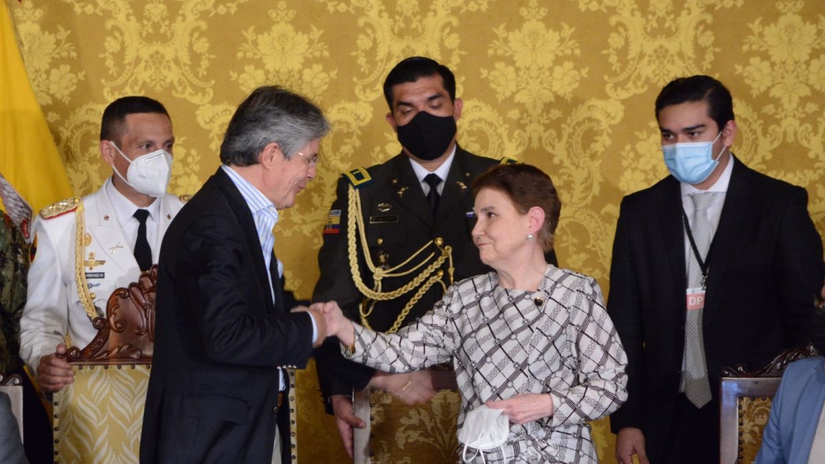 El presidente Guillermo Lasso y su ministra de Gobierno, Alexandra Vela, tienen claro el camino para sortear el bloque de la Asamblea.