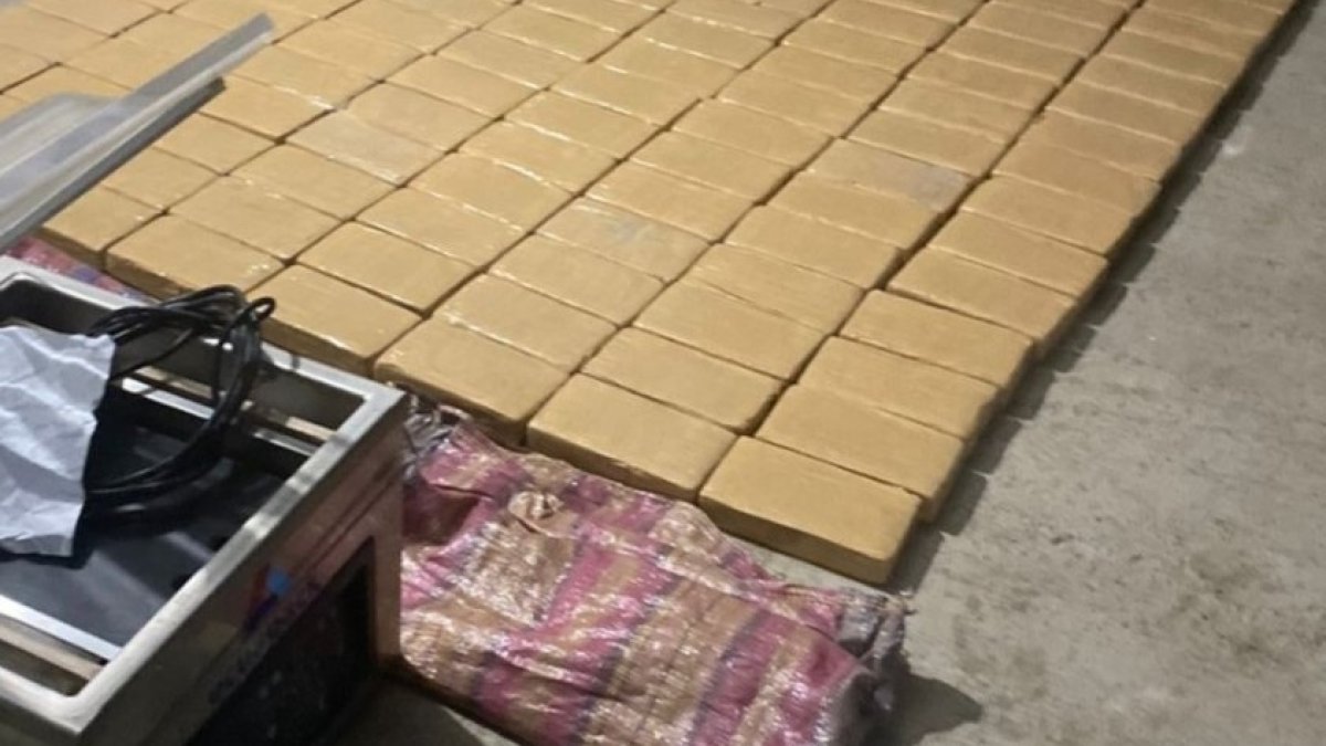 Este fue el material incautado durante un operativo de la Fiscalía.