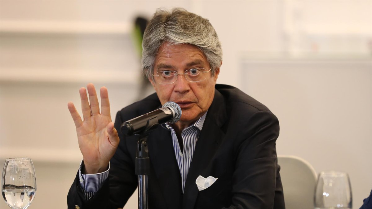 Fotografía de archivo en la que se registró al presidente de Ecuador, Guillermo Lasso.