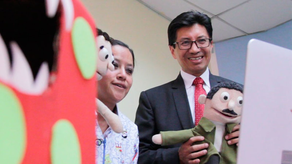 Diego Caiza es ingeniero en Sistemas y especialista en Tecnología para la Educación e Innovación; lleva 25 años en la docencia.