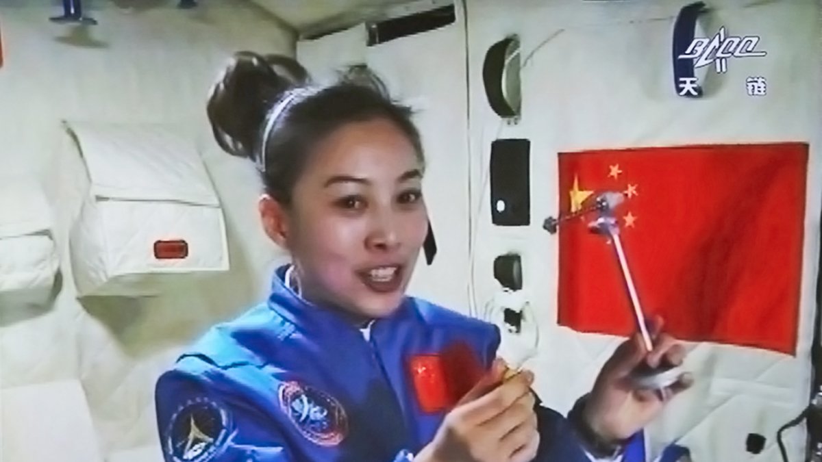 Wang Yaping fue la segunda mujer china en viajar al espacio después de Liu Yang./ Tomada de Twitter.