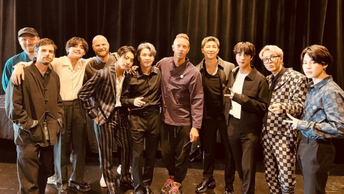 Foto publicada por Chris Martin, líder de Coldplay, en su cuenta de Instagram.