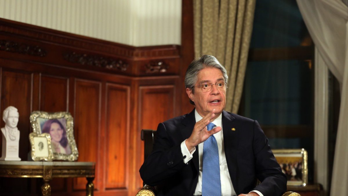 El presidente de la República, Guillermo Lasso, en cadena nacional, presentó la propuesta legal en materia económica.